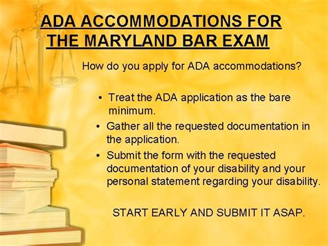 maryland bar exam application.